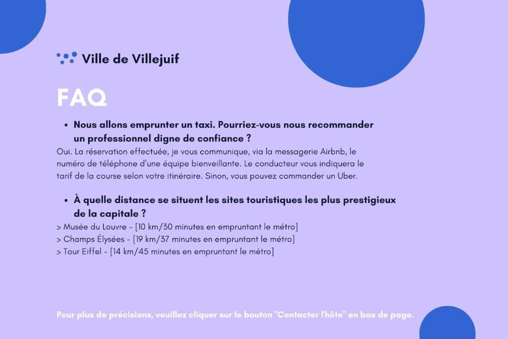 Appartement Avec Parking Et Terrasse Metro 7 Et Paris Villejuif Zewnętrze zdjęcie